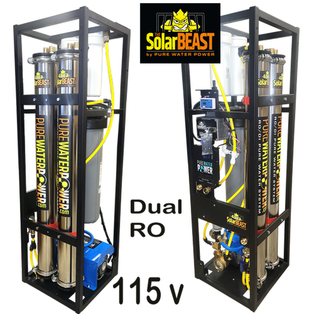 Pure Water Little Beast Dual RO w/115V Pump- PWP-LB-DRO-115